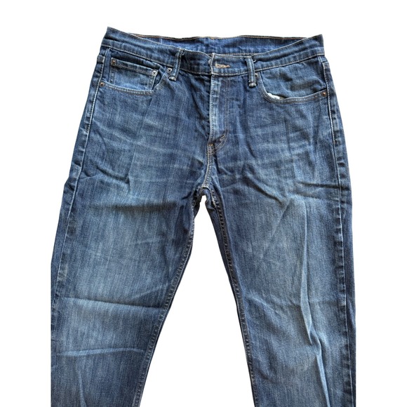 Levi's 511 Mens Dark Wash Denim Jeans Classic Style Comfort‎ Fit 33W 34L - Picture 2 of 9